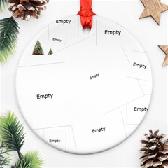 Angel Merry Chistmas gold 2024 ornament round - Ornament (Round) Angel Merry Chistmas gold 2024 ornament round - Ornament (Round)