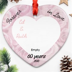 Ed & Ruth ornament - Ornament (Heart)