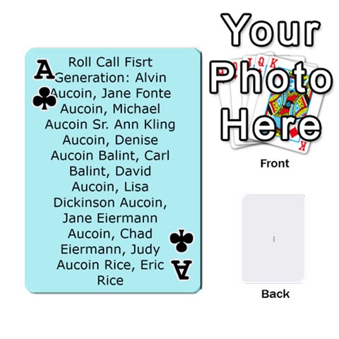 Ace Deck2 By Michael Aucoin Front - ClubA