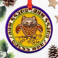 {ScrapDZines} Guess Who Halloween Ornament - Ornament (Round)
