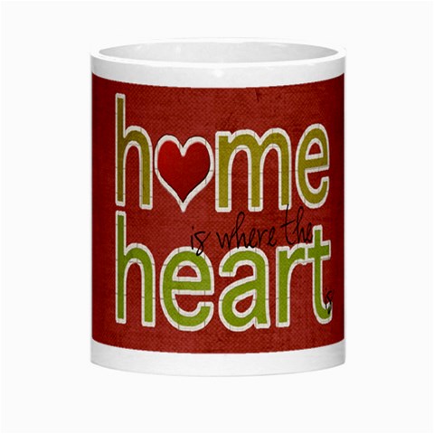 Scrapdzines  Home Is Where The Heart Is Mug By Denise Zavagno Center