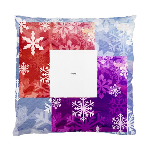 Winter Wonderland Snowflake Cushion 2 By Catvinnat Front