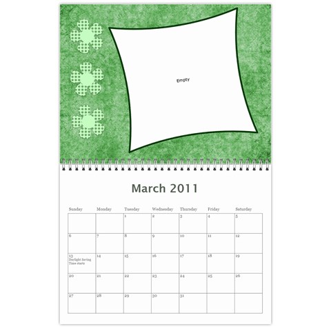 Calander By Janelle Mar 2011