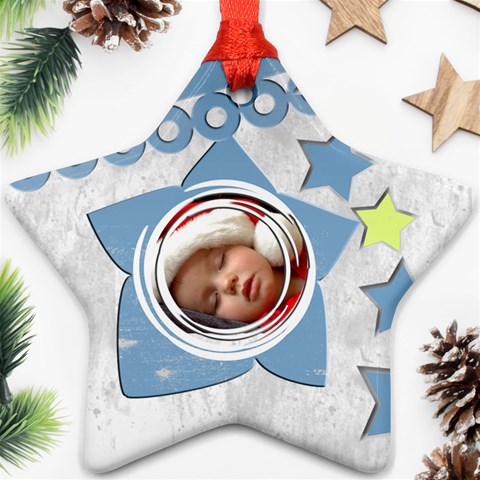 Christmas Baby Blue Front