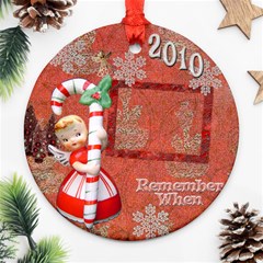 Angel Blonde Remember when 2024 ornament 32 ornament round - Ornament (Round) Angel Blonde Remember when 2024 ornament 32 ornament round - Ornament (Round)