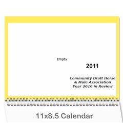 CDHMA Calendar - Wall Calendar 11  x 8.5  (12-Months)