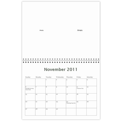 2011 Calendar By Jan Cockreham Nov 2011