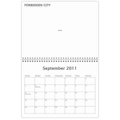 2011 Calendar By Jan Cockreham Sep 2011