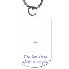Matty s Christmas Present - Dog Tag (Two Sides)