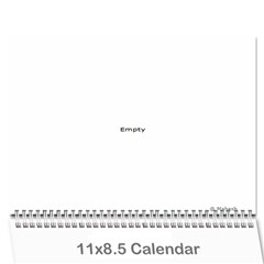 2011 calender - Wall Calendar 11  x 8.5  (12-Months)