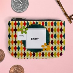 Diamond and Flowers Mini Coin Purse