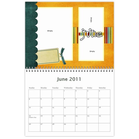 Calendar 2011 By Amanda Jun 2011