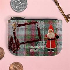 Stocking Stuffer Remember When Santa Merry Christmas mini coin purse Stocking Stuffer Remember When Santa Merry Christmas mini coin purse