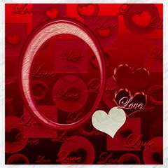 I heart You Red Love 12x12 Canvas - Canvas 12 x 12 I heart You Red Love 12x12 Canvas - Canvas 12 x 12