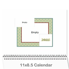 2025 Airplane 12 Month Calendar