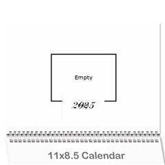 2025 Black & White 12 Month Calendar - Wall Calendar 11 x 8.5 (12-Months) 2025 Black & White 12 Month Calendar - Wall Calendar 11 x 8.5 (12-Months)