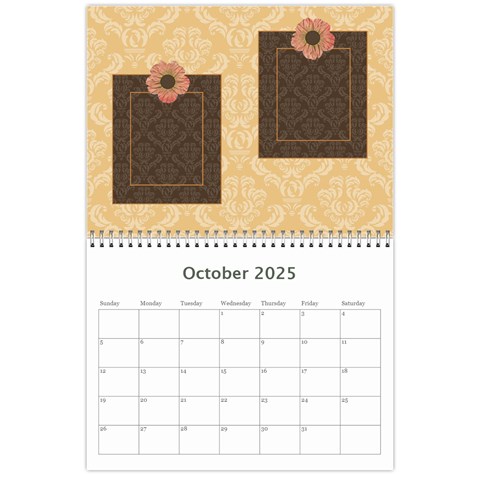 Heritage 12 Month Calendar By Klh Oct 2025