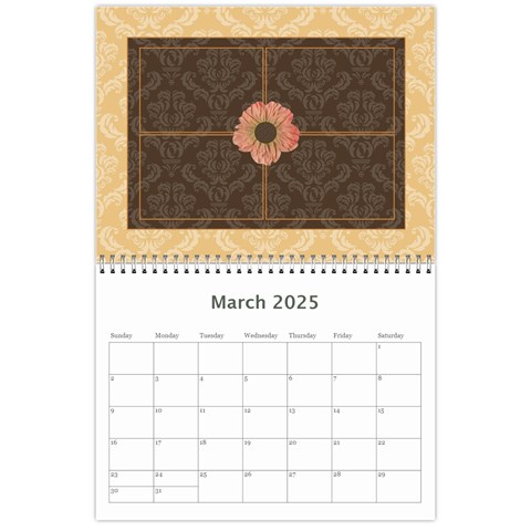 Heritage 12 Month Calendar By Klh Mar 2025
