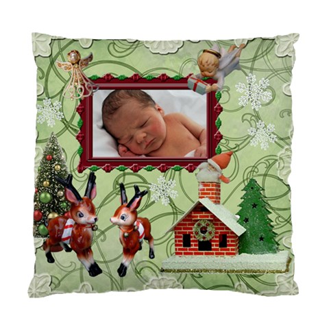 Santa Just Brought Us The Best Present 2024 2 Sided Cushion Case By Ellan Back
