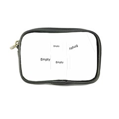 Circles On Black Mini Purse