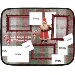 Santa Brought Us the BEST Present in 2011 Mini Fleece Blanket - 35 x27  Fleece Blanket (Mini)