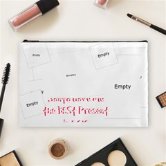 Santa Brought Us the BEST Present in 2010 Large Cosmetic Bag - Cosmetic Bag (Large) Santa Brought Us the BEST Present in 2010 Large Cosmetic Bag - Cosmetic Bag (Large)