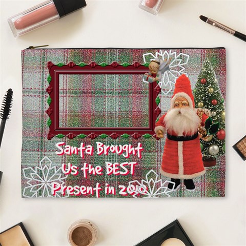 Santa Brought Us The Best Present In 2010 Cosmetic Case By Ellan Front