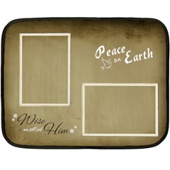 Christmas Peace Mini Fleece Blanket  - 35 x27  Fleece Blanket (Mini)