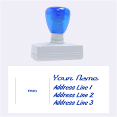 Football Large Address Stamp