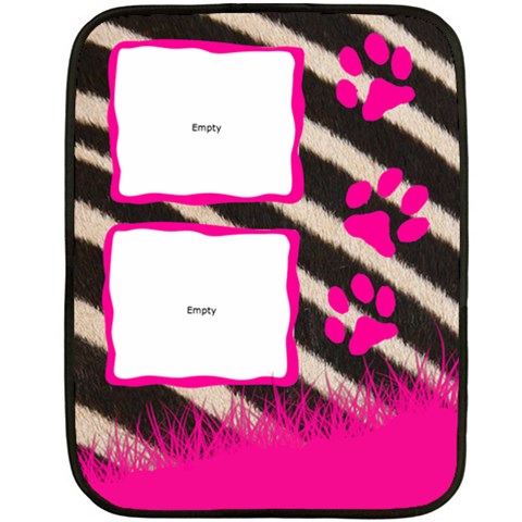 Zebra 35 x27  Blanket Front