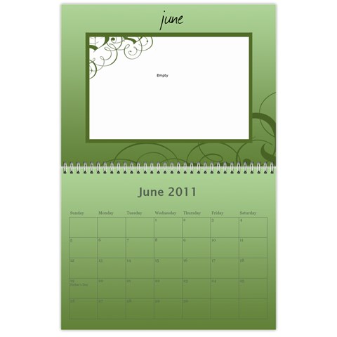 Calendar By Helen Carr Jun 2011