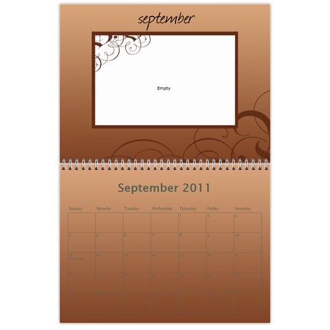 Calendar By Helen Carr Sep 2011