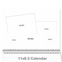 Calendar-Red & Blue - Wall Calendar 11 x 8.5 (12-Months) Calendar-Red & Blue - Wall Calendar 11 x 8.5 (12-Months)