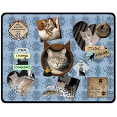 Cat Medium Fleece Blanket (4 styles) - 60 x 50 Fleece Blanket (Medium) Cat Medium Fleece Blanket (4 styles) - 60 x 50 Fleece Blanket (Medium)