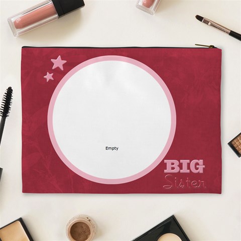 Cosmetic Bag (xl) Big Sister By Jen Back