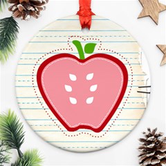 APPLE ORNAMENT - Ornament (Round)