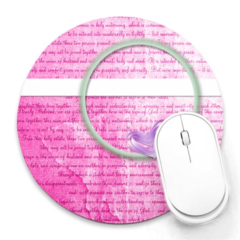 Mouse Pads By Brooke 8 x8  Round Mousepad - 13