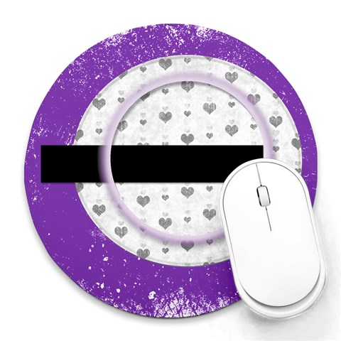 Mouse Pads By Brooke 8 x8  Round Mousepad - 6