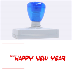Happy New Year Mask Stamp