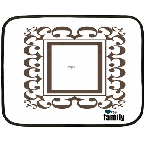 Small Family Blanket By Amanda Bunn 35 x27  Blanket Back