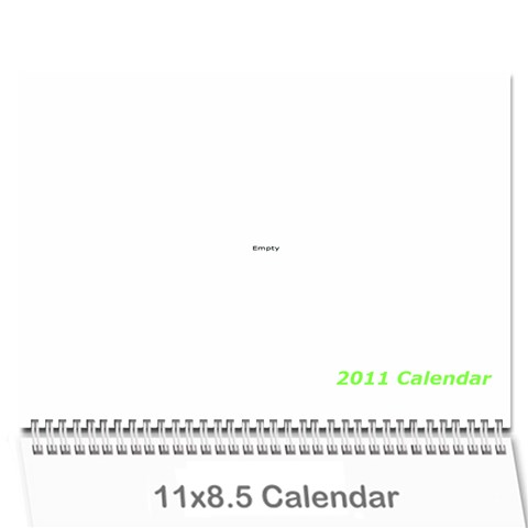 2011 Calendar By Chris Blackshear Cover