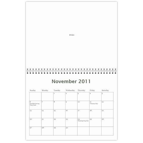 2011 Calendar By Chris Blackshear Nov 2011