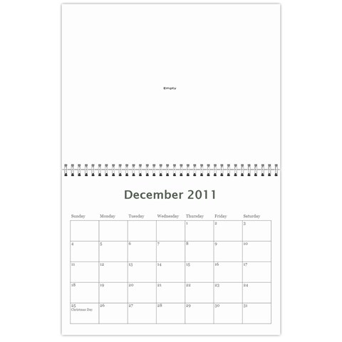 2011 Calendar By Chris Blackshear Dec 2011