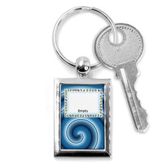 Blue Swirl- Baby Key Chain