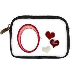 I Heart You Red Love Digital Camera Case - Digital Camera Leather Case