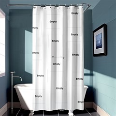 Splash - Red Shower Curtain
