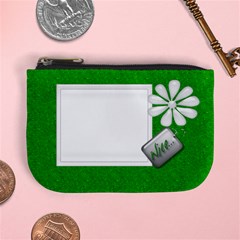 Green Custom Mini Coin Purse Template Green Custom Mini Coin Purse Template