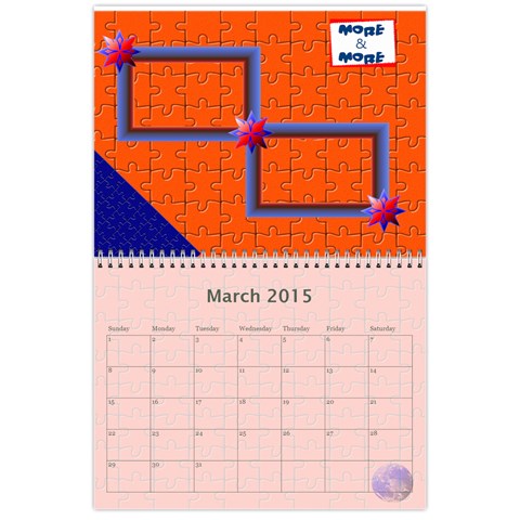 Puzzle Calendar 2013 By Daniela Mar 2015