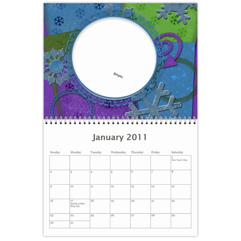 Our Calendar By Sarah Cramer Jan 2011