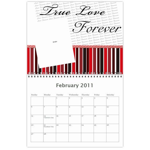 Our Calendar By Sarah Cramer Feb 2011